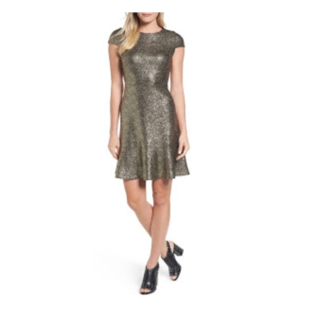 Michael Kors gold fleck dress